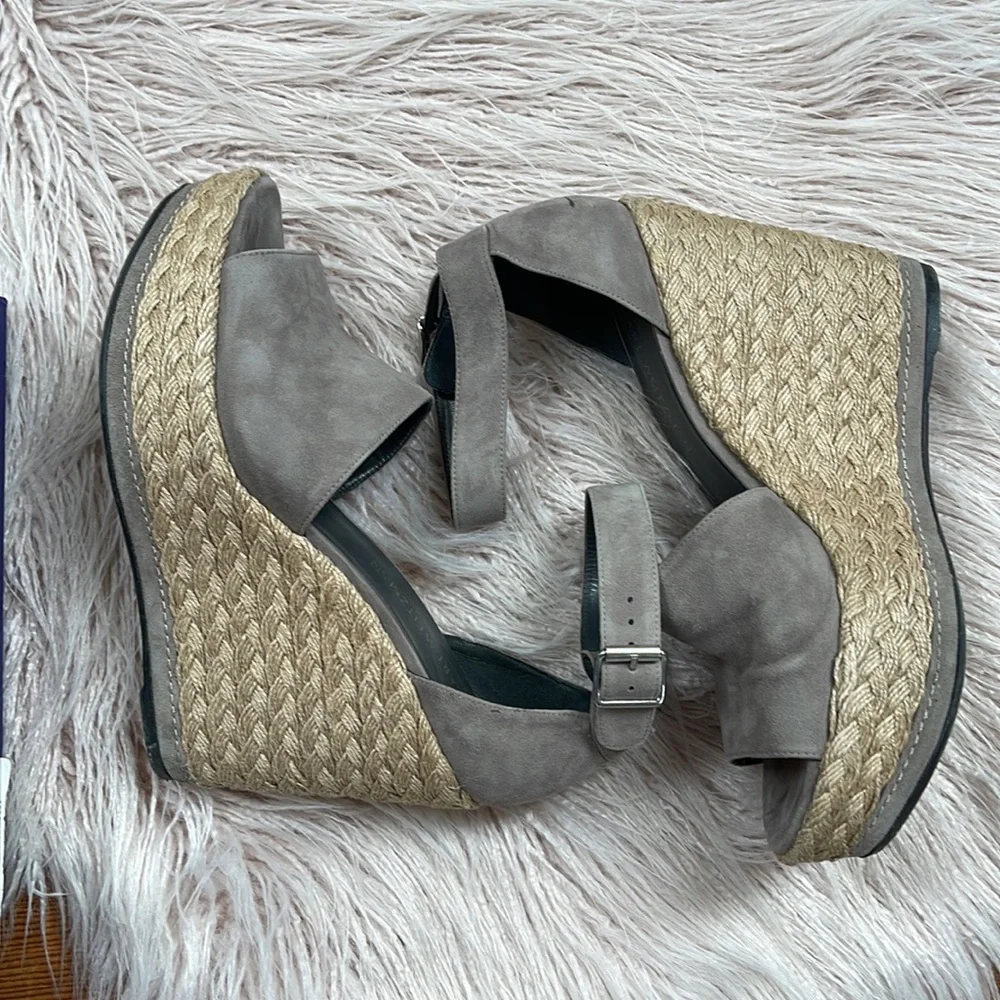 ⬇️ Stuart Weitzman 'Soho Gal' Espadrille Platform Sz 9.5